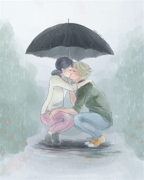 marinette and adrien kiss|marinette and adrien kiss anime.